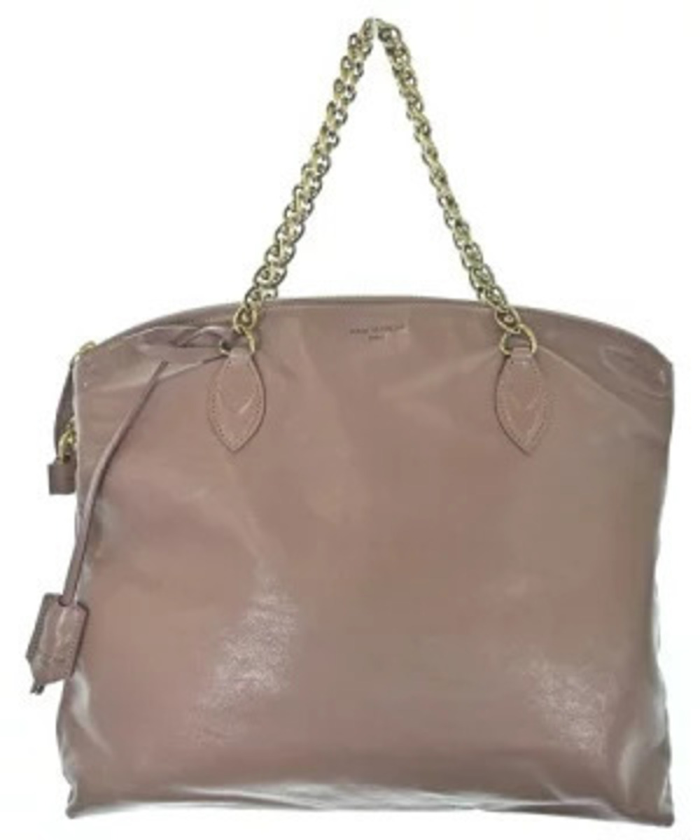 Louis Vuitton pink gray Monogram Tahitienne Cabas tote bag logo white leather
